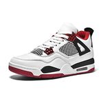 Womens Mens Air 4 Retro Classic Skate Trainers Lightweight Basketball Shoes Casual Sneakers Work Running Walking Zapatos