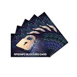 5Pcs RFID Blocking Cards Essential Credit Card Protectors for Bank Card Metro Card Membership Card School Card Health Card for Ensuring Your Personal Data Is Safe from Wireless Card Skimming Criminals