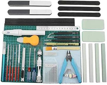 BXQINLENX Professional 39 PCS Gundam Model Tools Kit Modeler Basic Tools Craft Set Hobby Building Tools Kit for Gundam Car Model Building Repairing and Fixing(Q)