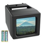 DigitPro 35mm Slide Viewer, 2X Magnification Slide Projector for Old Negative Slides, Battery Operated (2 AAA Batteries Included)