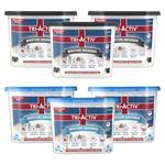 Tri-Activ Moisture Absorber |Absorbs upto 600ml Each|Pack of 6| Dehumidifier for Room Moisture |Air Freshener & Humidity Absorber for Wardrobe, Toilet & Car |Prevents Mould,Fungus,Odour|Charcoal+Ocean