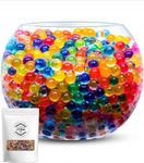 Water Beads Non-Toxic 10000 Multi Coloured Biodegradable Balls Size 2-2.5mm, Stress Relief as Vase Filler for Decor Home Plants Craft and Decoration - - Packed & Quality Controlled by a UK SELLER