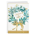 Hallmark Boxed Christmas Cards, Season of Hope (16 Cards and Envelopes), Gold (5XPX2332)