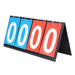 OhhGo Scoreboard Fold Score Flipper Sports Table Top Score board Score Keeper for Indoor Outdoor Basketball Football Baseball