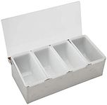 Utopia Bar Accessories, F91102-000000-B01001, Condiment Holder - 4 Inserts 11.75" (30cm) (Box of 1)