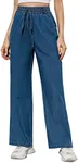 Love Welove Fashion Wide Leg Jeans for Women Elastic High Waisted Pull On Drawstring Baggy Denim Pants Plus Size 3XL