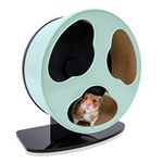 Niteangel Quiet Hamster Exercise Wheel - Clouds Series Hamster Running Wheels for Dwarf Syrian Hamsters Gerbils Mice or Other Small Sized Pets