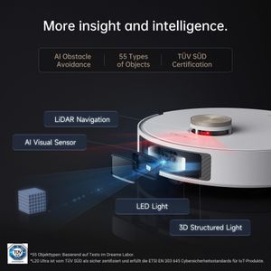 dreame L20 Ultra Robot Vacuum – Smart Mapping, Powerful Suction