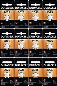 12-Pack Duracell 2025 Batteries 3.0 Volt Lithium Coin Button