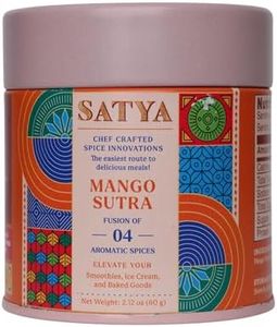 Satya Blends Indian Seasoning - Mango Sutra, Fruity, Sweet, Vegan, Gluten Free, Farm to Spice, Low Sodium, Dye Free, Women Owned, Minority Owned (2.12oz)