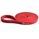 Polygon Pull Up Assist Resistance Exercise Bands, Heavy Duty Assistance Loop Mobility Band, for Body Stretching, Muscle Toning, Powerlifting, Resistance Training, Physical Therapy, Home Workout(Red)