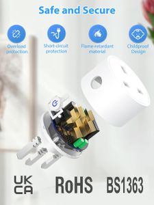 EIGHTREE Smart Plug 4-Pack – WiFi Outlet Compatible with Alexa & Google