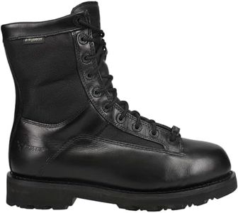 Bates Men's Defender 8 Inch Lace to Toe WP Waterproof Boot, Black, 9.5 M US