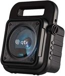 QTX | Ultimate Portable Party Speaker with Bluetooth, LED Lighting Effects & Microphone