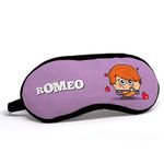 Indigifts Funny Birthday Gift for Brother Romeo Printed Sleeping Eye Mask For Boys 7.8x3.3 inches - Friendship Gifts For Best Friend, Brother, Boy, Sleeping Mask For Boys, Funky Eye Cover