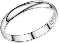 Mens Silver Ring Size 10 Rings Wedding Band Cool Women Thumb Rings