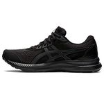 ASICS Men's Gel-Contend 8 Running Shoes, Black/Carrier Grey, 8.5 X-Wide