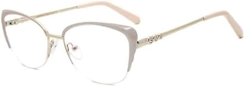 Butterfly elegance vintage eyeglasses non prescription with diamond women metal eyeglasses vogue pink gold eyeglasses