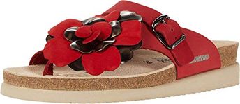 Mephisto Women's Helen Flower Sandal, Red, 10