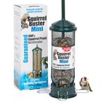 Squirrel-proof Bird Feeder for Small Birds - Jacobi Jayne Squirrel Buster Mini – Pigeon Proof Metal Bird Seed Feeds for Wild Birds – Easy Clean Hanging Bird Feeder for Garden Birds