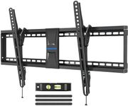 MOUNTUP UL Listed TV Wall Mount, Tilting TV Mount Bracket for Most 37-75 Inch Flat Screen/Curved TV Low Profile Wall Mount Saving Space Max VESA 800x400mm Hold up to 99 lbs Fit 16" 18" 24" 32'' Stud