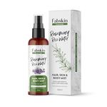 Fabskin Rosemary Water Spray For Hair Growth 100ml | Rice Water, Peppermint & Vitamin E | 3 in 1 Hair, Scalp & Body Mist | Volumizing & Strengthening