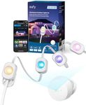 eufy Permanent Outdoor Lights S4, Radar-Activated Lights, 150ft with 72 LEDs, RGB+WW Color Mixing Tech, IP67 Waterproof, AI-Driven Mood Lighting, Matter-Enabled Lights, eufy Camera Compatible