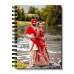 Plan To Gift Notebook Diary with Your Photo Customized Notebooks (Multicolour, Medium 6X9 inch), Wood, Wall Mount