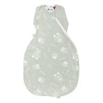Tommee Tippee Baby Sleep Bag for Newborns, The Original Grobag Swaddle Bag, Hip-Healthy Design, Soft Cotton-Rich Fabric, 3-6 m, 1.0 TOG, Woodland Gro Friends