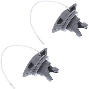 BESPORTBLE 2pcs Inflatable Boat Air Valve Inflatable Boat Spiral Air Plugs One-Way Inflation Replacement Screw Air Mattress Plug Screw for Kayak Rubber Dinghy Pool Boat Airbeds