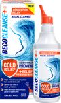 Becocleanse Plus - Decongestant Nasal Spray - Natural Congestion Relief for Cold, Sinusitis, Allergic Rhinitis - 100 Percent Sea Water - 135 ml