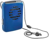 O2COOL Deluxe Necklace Fan, Blue