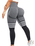 Workout Leggings For Women Butt Lifting Side Stripe