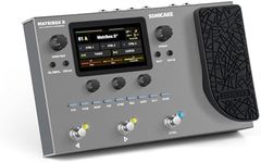 SONICAKE Guitar Pedal Multi-Effects Guitar Bass Amp Modeling IR Cabinets Simulation with Expression Pedal FX Loop MIDI Stereo OTG USB Audio Interface Matribox II QME-100