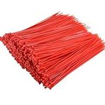 Bolt Dropper Zip Ties Pack of 1000-12'' Red Heavy Duty Cable Ties - 40lb Strength Self-Locking Nylon Wire Ties - Weather-Resistant Zip Tie for Cable Management and Securing Various Items