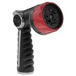 Orbit 26812 8 Pattern Thumb Control Nozzle, Black