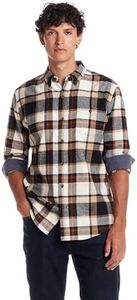 Weatherproof Vintage Mens Casual Soft Brushed Plaid Button-Down Flannel Shirt