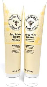 Burt's Bees Mama Bee Leg & Foot Cream with Peppermint Oil, 3.38 Ounce - Pack of 2