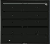 Bosch PXY675DC1E Series 8 Induction Hob (Self-Sufficient), 60 cm Wide, FlexInduction Free Space Choice, MoveMode Preset Power Levels, PerfectFry Frying Sensor, PowerBoost Faster Cooking, ReStart