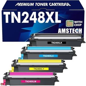 TN248 TN248XL MFC-L3760CDW HL-L3240CDW Toner: Compatible pour Brother TN-248XL DCP-L3560CDW TN-248 TN 248XL 248 DCP-L3520CDWE MFC-L8390CDW MFC-L8340CDW HL-L8240CDW TN-248VAL TN-248CMYK