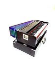 KHALSA MUSICAL Folding Harmonium Super Sound 3.5 Octave 42 Keys With Free Cover Padded & Coupler K.M