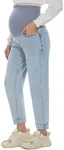 POSHGLAM Women's Maternity Jeans Ov