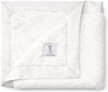 Little Giraffe Baby Blanket - Luxe Soft Blanket with Satin Trim - Baby Stroller Blanket - Newborn Baby Essentials & Baby Gifts - 29x35" - Cream
