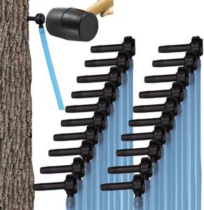 Deluxe Maple Syrup Tree Tapping and Sugaring Starter Kit Pack- 20 Taps and 20 3-ft Food Grade Value Pack Tubing Drop Lines - Complete Spring Set for Experts or Beginners to Start Tapping Your Own Sap