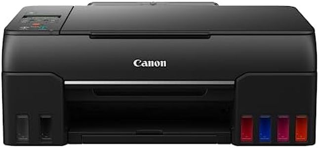 Canon PIXMA MegaTank G670 6 Colour, Print,Scan,Copy, High Volume Printing Photo Printer, User Replaceable Print Heads & Maintainence Cartridge