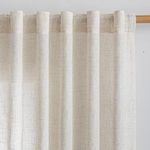 MYSKY HOME Linen Curtains for Livin