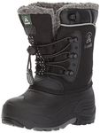 Kamik Boys' Luke Snow Boot, Black, 11 Medium US Little Kid