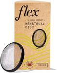 Flex Menstrual Discs | Disposable Period Discs | Reduce Cramps & Dryness | Beginner-Friendly Tampon Alternative | Capacity of 5 Super Tampons | Made in Canada | 12 Count