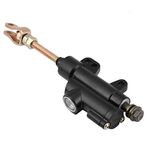 Universal Rear Brake Cylinder Motorcycle Folding Hydraulic Master Cylinder Pump for Motorcycle Dirt Bike ATV (Black)