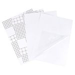 BENECREAT 50 Sheets A4 Self Adhesive Laminating Sheets 0.2mm Thick, 21.4x30cm Waterproof Self Sealing Laminating Gloss Finish Letter Size for Certificates Photos Artwork Office Supplies